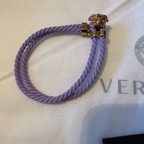 Versace Medusa braided bracelet NEW (AUTHENTIC) - Picture 3 of 16